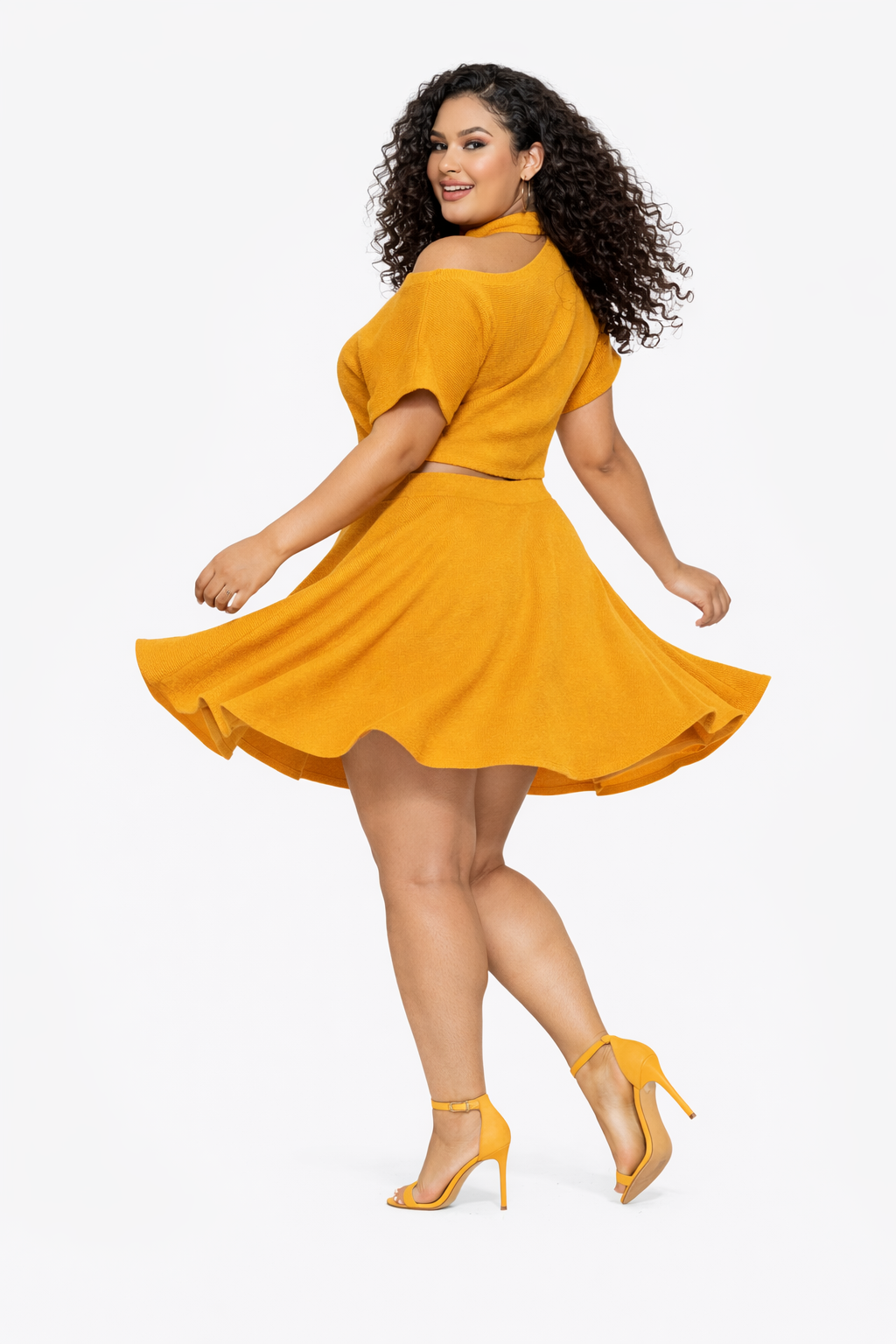 Golden Hour Flare Skirt Set