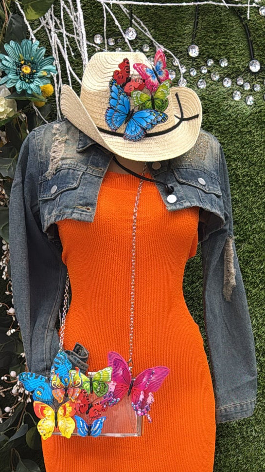 Butterfly Hat & Bag
